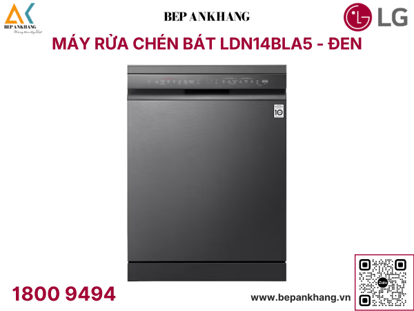 Máy rửa chén bát LG Quadwash LDN14BLA5 - Màu Đen - Made in Korea